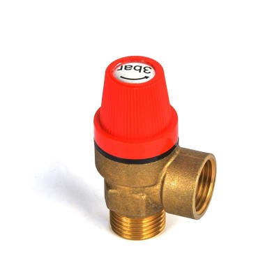 High Quality Brass Safety Valve pressure relief boiler gas safety valve  1/2