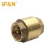 Hot sell IFAN Valve Wholesale 1/2" - 4" Brass Core Water Vertical Small Spring Flap Check Valve 1/2inch 3/4inch Brass Valve