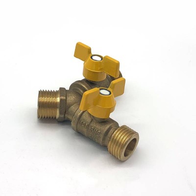 Forge Brass Y type gas valve DN15 - DN32  1/2 inch to 1 inch for gay system Valve